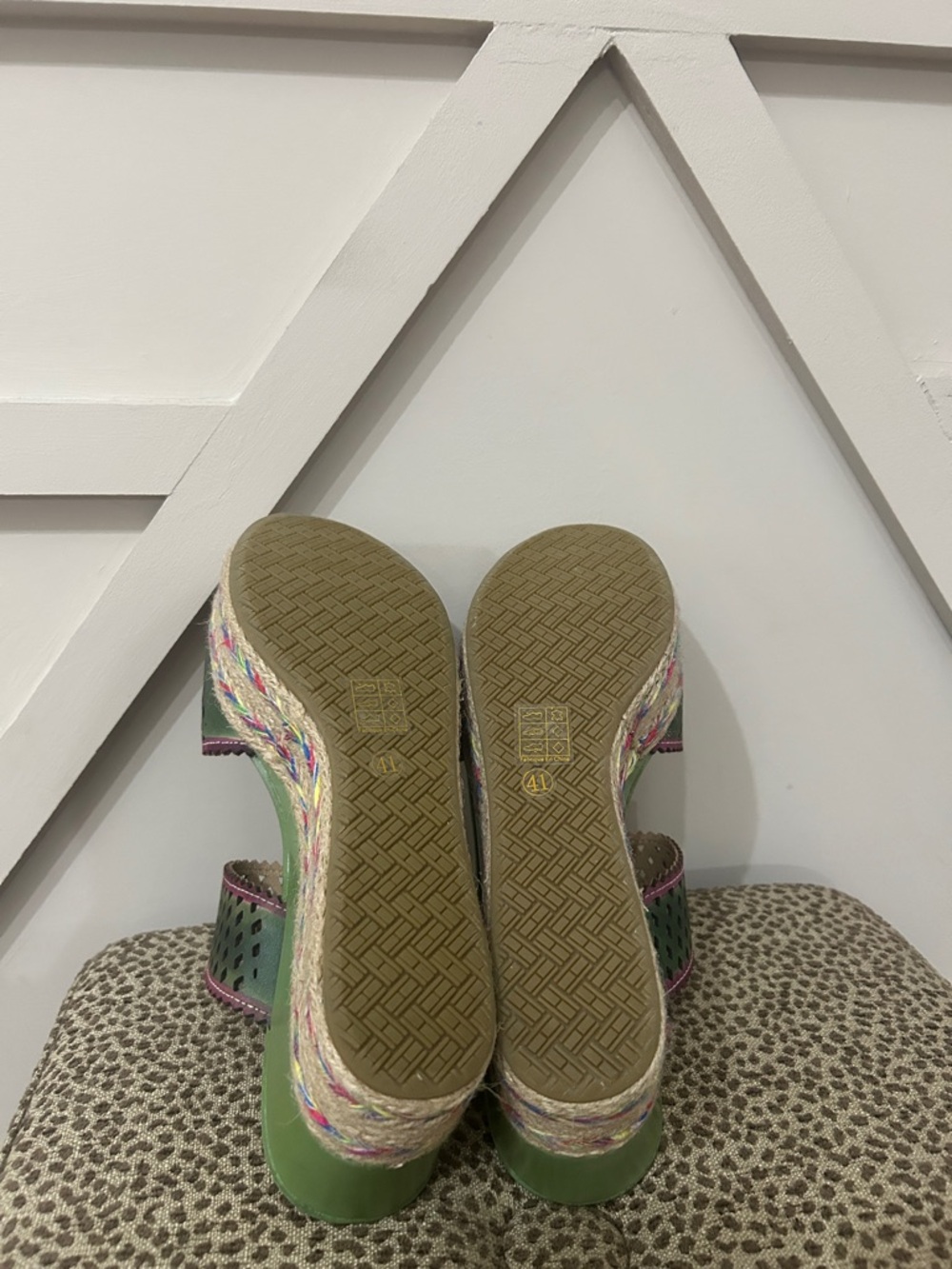 Spring Step L'Artiste Virgie Sunflower Wedge Sandals Size EU 41 US 9.5-10 - Picture 9 of 13